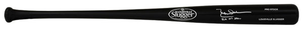 Leon Durham Signed Louisville Slugger Pro Black Baseball Bat w/2x AS - (SS COA)