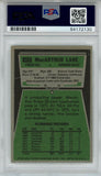 MacArthur Lane Autographed 1975 Topps #415 Trading Card PSA Slab 43617