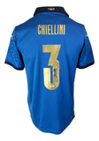 Giorgio Chiellini Signed Italy Blue Puma Soccer Jersey PSA/DNA