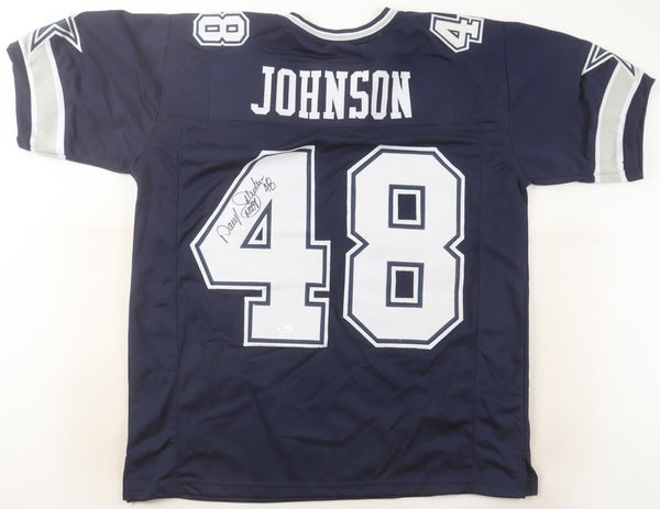 Daryl Johnston Signed Dallas Cowboys Jersey Inscribed "Moose" (JSA COA) Fullback