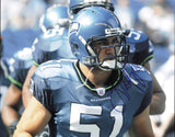 Lofa Tatupu Autographed Signed 11x14 Photo Seattle Seahawks MCS Holo #64246