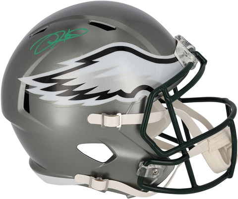 Jalen Hurts Philadelphia Eagles Autographed Riddell Flash Speed Replica Helmet