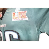 Saquon Barkley Autographed Philadelphia Eagles Nike XL Jersey Damage JSA 56900