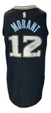 Ja Morant Signed Memphis Grizzlies Black Nike Swingman LG Jersey BAS