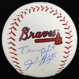 John Rocker Signed Atlanta Braves Logo Baseball Inscribed "Trump 24" (AWM)
