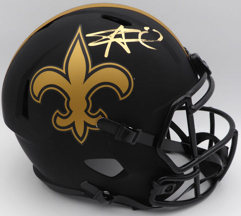 Alvin Kamara Autographed Eclipse Full Size Helmet Saints Beckett 1W403034