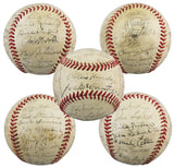 1943 Yankees (28) Dickey, Gordon, McCarthy +25 Signed Oal Baseball BAS #AE13372