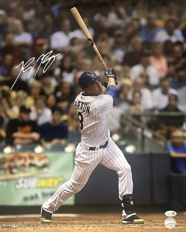 Milw Brewers All Star Outfielder RYAN BRAUN Signed 16x20 Photo #14 AUTO - JSA