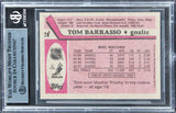 Sabres Tom Barrasso Authentic Signed 1987 Topps #78 Card BAS Slabbed