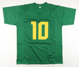 Bo Nix Signed Oregon Ducks Jersey (Beckett) Denver Broncos 2024 1st Round Pick