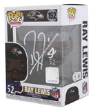 Ravens Ray Lewis Signed #152 Funko Pop Vinyl Figure w/ White Sig BAS Witnessed