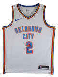 Thunder Shai Gilgeous-Alexander Signed White Nike Swingman Jersey PSA #AP22766