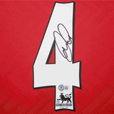 Patrick Vieira Signed Arsenal FC Home Soccer Jersey #4 with Beckett COA