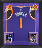 Suns Devin Booker Authentic Signed Purple Framed Jersey PSA/DNA #AJ73715