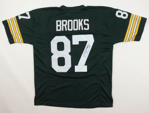 Robert Brooks Signed Green Bay Packers Jersey (JSA) Mr. Lambeau Leap /Receiver