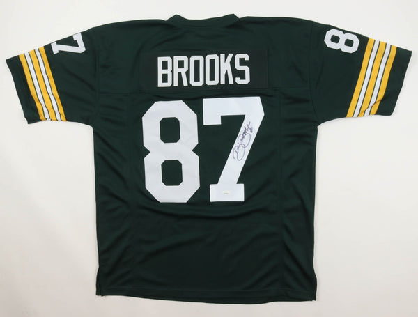 Robert Brooks Signed Green Bay Packers Jersey (JSA) Mr. Lambeau Leap /Receiver
