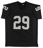 Eric Dickerson Raider Nation Authentic Signed Black Pro Style Jersey BAS Witness