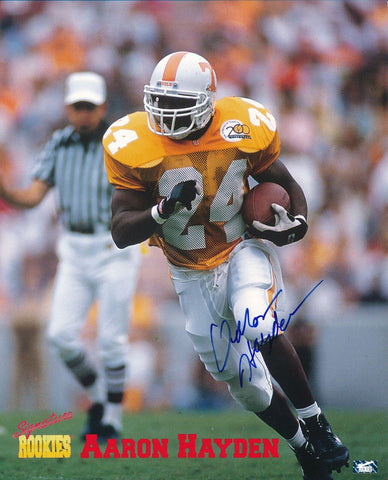 Aaron Hayden Autographed Signature Rookies 8x10 Photo University of Tennessee
