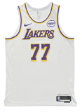 Luka Doncic Autographed Los Angeles Lakers White Nike Authentic Jersey Panini