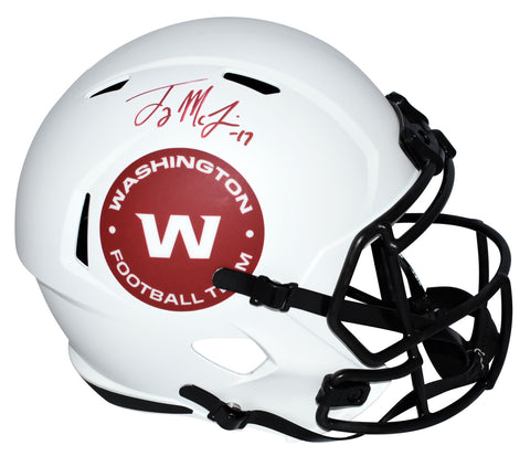 TERRY McLAURIN SIGNED WASHINGTON FOOTBALL TEAM FULL SIZE LUNAR HELMET BECKETT