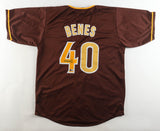 Andy Benes Signed San Diego Padres Jersey (Beckett) 1994 N.L. Strikeout Leader