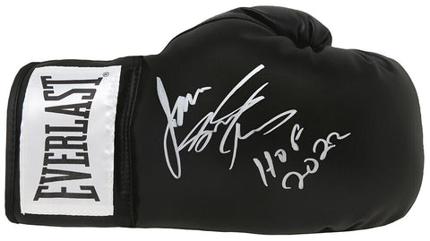 James Toney Signed Everlast Black Boxing Glove w/HOF 2022 -(SCHWARTZ SPORTS COA)