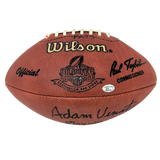 Adam Vinatieri New England Patriots Signed 1998 Playoffs Game Used Football