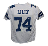 Bob Lilly Autographed/Signed Pro Style White XL Jersey HOF BAS 30623
