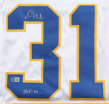 Grant Fuhr Signed Buffalo Sabres Home Jersey (Beckett) 5xStanley Cup Champion