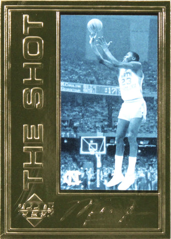1996 Upper Deck Michael Jordan Career Collection #MJ2 2635/10000 22 Kt Gold Card