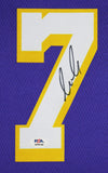 Lakers Luka Doncic Signed Purple Nike Swingman Framed Jersey PSA/DNA #AP94186