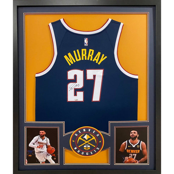 Jamal Murray Autographed Signed Framed Denver Nuggets Jersey FANATICS