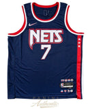 KEVIN DURANT Autographed Nets 75th Anniversary City Edition Jersey PANINI