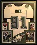 FRAMED PHILADELPHIA EAGLES FLETCHER COX AUTOGRAPHED SIGNED JERSEY JSA COA