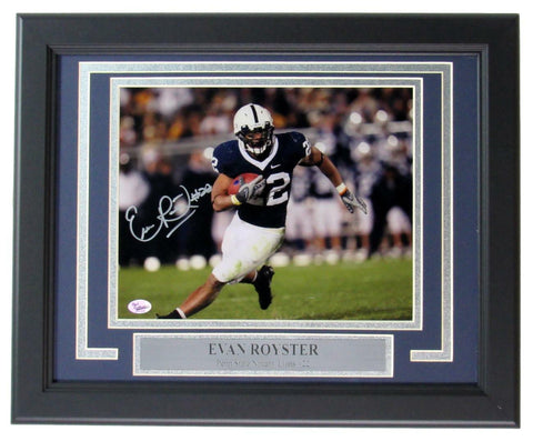 Evan Royster PSU Signed/Autographed 8x10 Photo Framed Best Authentics 149033