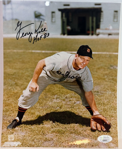 George Kell Autographed 8x10 Photo -- Detroit Tigers | JSA COA