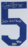 Dodgers Cody Bellinger 2020 WS Champs Signed White Nike Jersey w/ Patch Fanatics