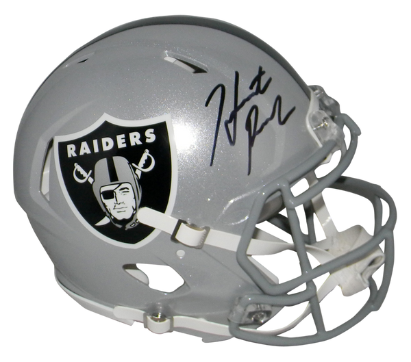 HUNTER RENFROW SIGNED LAS VEGAS RAIDERS FULL SIZE SPEED AUTHENTIC HELMET BECKETT