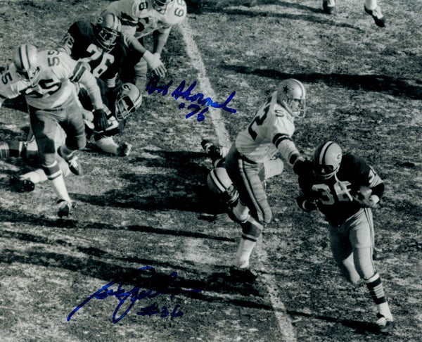 Packers BOB SKORONSKI & BEN WILSON Dual Signed 8x10 AUTO Photo - SB Champs