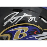 Ray Lewis Autographed/Signed Baltimore Ravens Mini Helmet Beckett 46942
