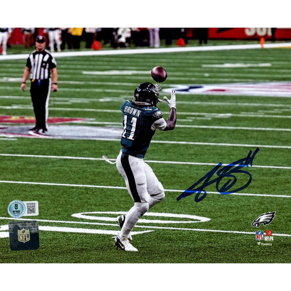 AJ Brown Autographed/Signed Philadelphia Eagles 8x10 Photo Beckett Witness 50167