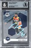 Jazz Mike Conley Authentic Signed 2020 Panini Mosaic #125 Card BAS Slabbed