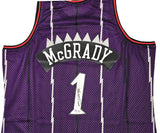 RAPTORS TRACY MCGRADY AUTOGRAPHED PURPLE AUTHENTIC M&N JERSEY XXL BECKETT
