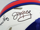 KELLY THOMAS REED AUTOGRAPHED BILLS GREATS FULL SIZE AUTH HELMET BECKETT 236170