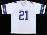 Deion Sanders Signed Dallas Cowboys Jersey (Beckett) 8xPro Bowl Def. Back