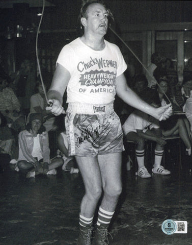 Chuck Wepner Autographed Signed 8x10 Photo Beckett BAS QR #BS30779