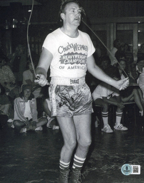 Chuck Wepner Autographed Signed 8x10 Photo Beckett BAS QR #BS30779