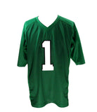 Dom DiSandro Signed/Inscr Kelly-Green Custom Football Jersey Eagles BAS 192789