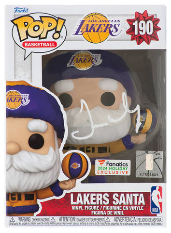 James Worthy Signed Lakers 'SANTA' NBA Funko Pop Doll #190 - (SCHWARTZ COA)