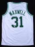 Cedric Maxwell Signed Boston Celtics White Jersey (JSA COA) 1981 NBA Finals MVP